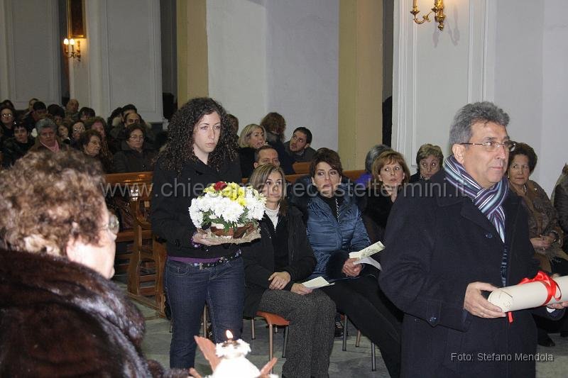 Immagine 100.jpg - 10 Gennaio 2010 - Celebrazione Eucaristica presieduta da frà Gimmi Palminteri, nel giorno del centenario della Fondazione.